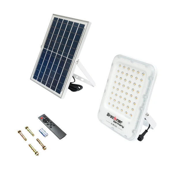 Lampa Led Cu Panou Solar Policristalin Senzor De Miscare Si Telecomanda 12W BK87485 180221-7